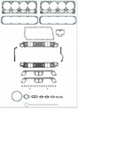 Sada těsnění motoru, horní HS9898-PT2 Jeep Grand Cherokee 5.9l 98- Sada těsnění motoru, horní HS9898-PT2 Jeep Grand Cherokee 5.9l 98-